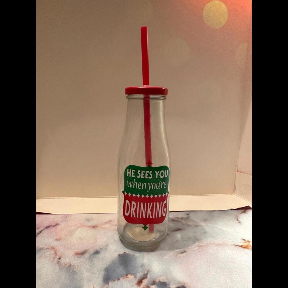 He Sees You When Drinking Cup - Embrace Festive Spirit w/ a Playful Twist!